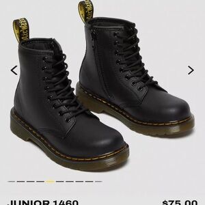 Dr. Martens Black Kids Boots 1 owner